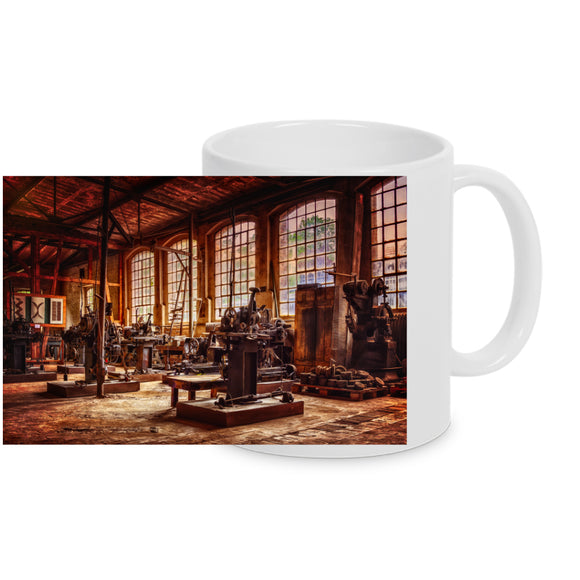 Tasse mit tollem Motiv Lost Place Factory bedruckt.