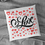 Love 40x40cm Kissen mit Füllung