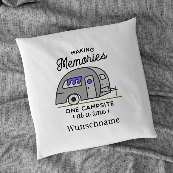 Making Memories mit Wunschname 40x40cm Kissen mit Füllung