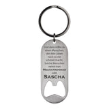 Mechatroniker/-in macht das Leben schöner wahl. personalisiert graviert auf Schlüsselanhänger Flaschenöffner