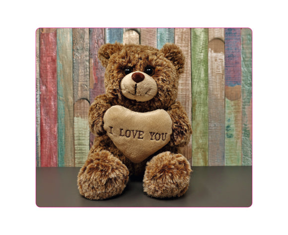 Teddybär I love you sitzend Mauspad