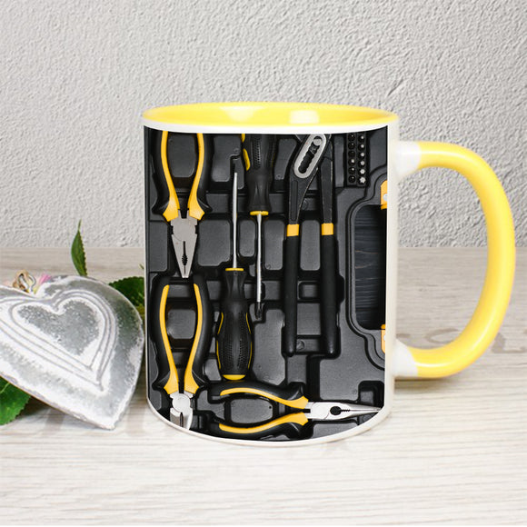 Werkzeugkoffer - Tasse  Eine bedruckte Tasse mit Motiv Werkzeug als tolles Geschenk oder für dich selber.