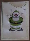 Mini Adventskalender to go Hülle bestickt