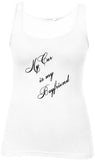 My Car is my Boyfriend bedruckt auf weißem Damen T-Shirt/Top