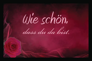 Wie schön, dass du da bist Fussmatte