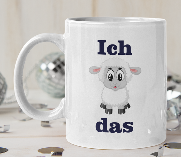 Ich Schaf das - Tasse mit beidseitigem Druck