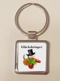 Schlüsselanhänger Glücksbringer mit Name personalisiert