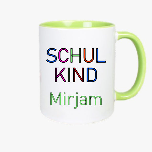 Schulkind personalisierbar mit Name