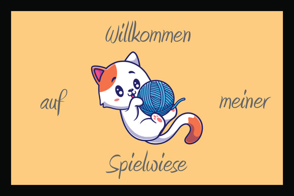meine Spielwiese Fussmatte
