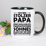 Stolzer Papa - Sohn - 3 Farb Varianten - Tasse