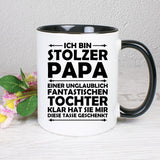 Stolzer Papa Tochter Tasse