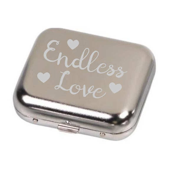 Endless Love graviert auf Taschenaschenbecher