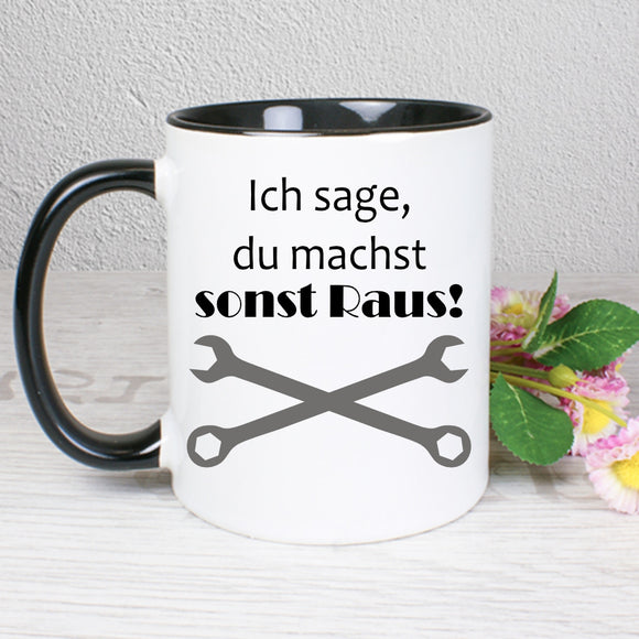 Meine Werkstatt, Regeln, Gesetze - Tasse