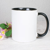 Tasse Weiß/Schwarz - zum selber gestalten