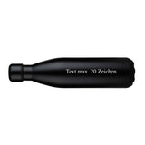 Edelstahlflasche Zorr Mena Bottle black matt 750ml mit eigener Textgravur
