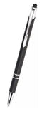 Kugelschreiber Metall Touchpen blau Edler Kugelschreiber aus Aluminium mit Gravur