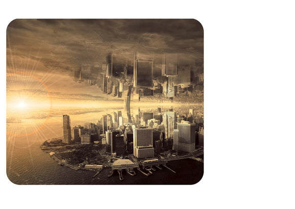 Mousepad mit tollem Fotomotiv Fantasy Stadt bedruckt 