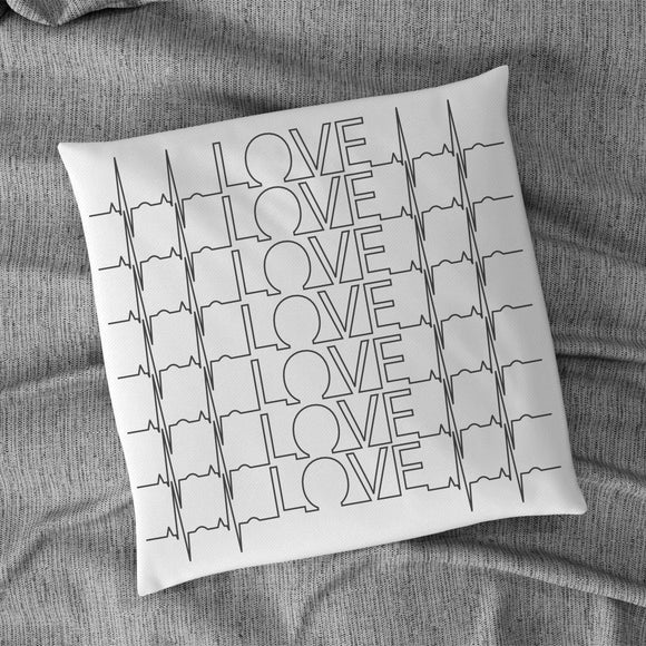 Love Herzlinie 40x40cm Kissen mit Füllung