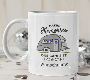 Camping Making Memories - Tasse personalisiert