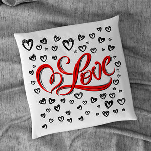 Love 40x40cm Kissen mit Füllung