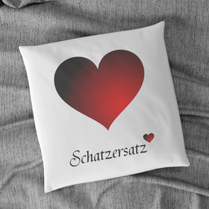  40x40cm bedrucktes Kissen mit Schatzersatz und Füllung
