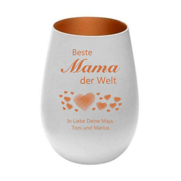 Schutzengel - mit Namen personalisiert graviert - Windlicht Glas –  Geschenke-Macher